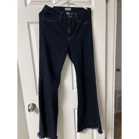 Judy Blue Dark Blue Flare Jeans - Picture 1 of 3